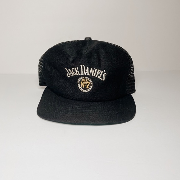 New Era Other - Vintage 1980 New Era Jack Daniels Mesh Snapback Cap Hat